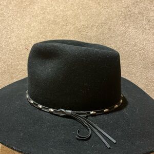 Black Felt Cowboy Hat